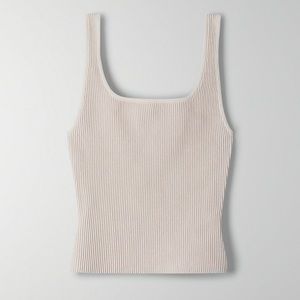 Babaton Sculpt Knit Long Tank - Cool Beige